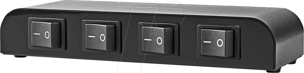 5412810315642 - N ASWI2604BK - Lautsprecher Umschaltpult 4 fach Anschlussklemmen