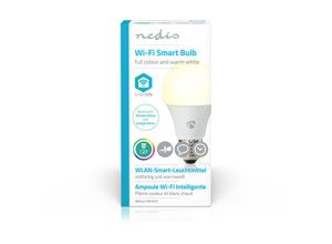 5412810319701 - WLAN Smart LED Lampe vollfarbig warmweiß E27 Amazon Alexa + Google Home tauglich