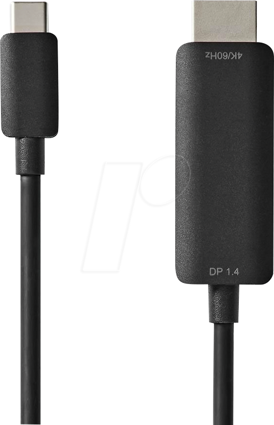 5412810331628 - N CCGP64655BK10 - usb c Stecker auf hdmi Stecker vernickelt 1 m (CCGP64655BK10) - Nedis
