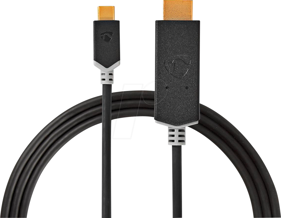 5412810331659 - N CCBW64655AT20 - USB C Stecker auf HDMI Stecker vergoldet 2 m