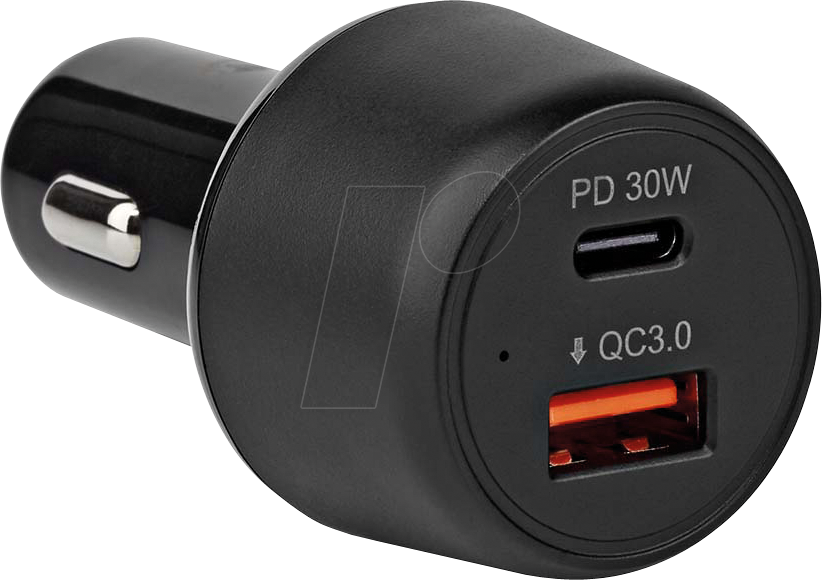 5412810395149 - N CCPD30W100BK - USB-Ladegerät 36 - 12 V 48 W 3 A USB-A   USB-C Kfz