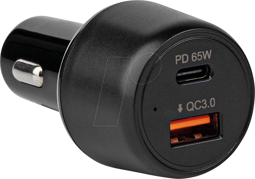 5412810408634 - N CCPD65W100BK - USB-Ladegerät 5 - 12 V 65 W 325 A USB-A   USB-C Kfz