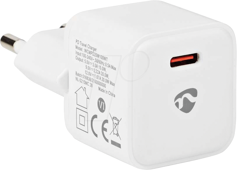 5412810409051 - N WCMPD20W100WT - USB-Ladegerät 5 - 12 V 20 W 3 A USB-C