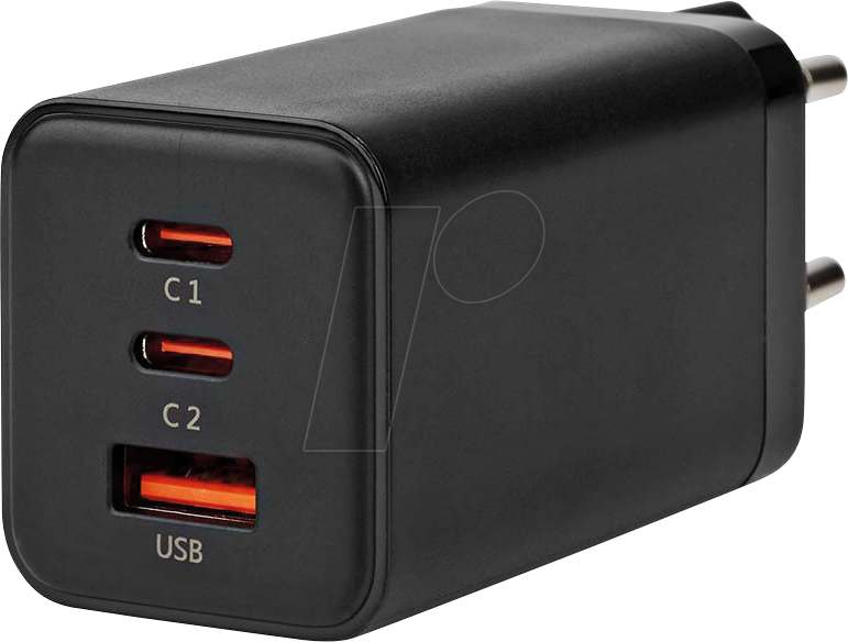 5412810409136 - N WCGPD65W100BK - USB-Ladegerät 5 - 12 V 65 W 325 A USB-A   2x USB-C