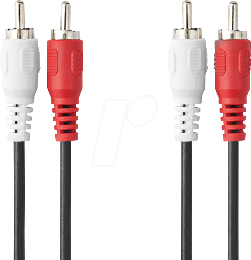5412810420322 - N CAGL24200BK10 - Cinch Audio Kabel 2x Stecker auf 2x Stecker 10 m 5412810420322 - N CAGL24200BK10 - Cinch Audio Kabel 2x Stecker auf 2x Stecker 10 m