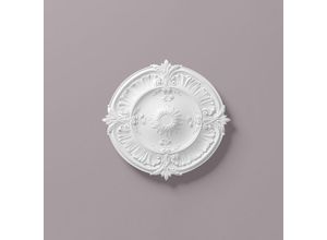 5412938870528 - - Rosette R24 arstyl Noel Marquet Zierelement Zeitloses Klassisches Design weiß ø 77 cm - weiß