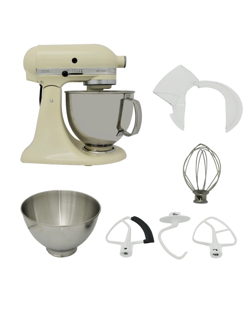 5413184120627 - KITCHENAID 5KSM175PSEAC Artisan Küchenmaschine Almond Creme (Rührschüsselkapazität 48 Liter 300 Watt)