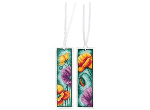 5413480654703 - Lesezeichen Mohnblumen bunt 2er-Set