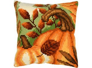 5413480655977 - Kreuzstichkissen Kürbis