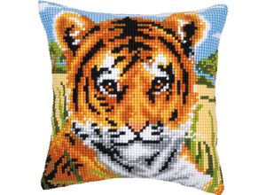 5413480656028 - Kreuzstichkissen Tiger-Baby 5413480656028 - Kreuzstichkissen Tiger-Baby