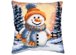 5413480656219 - Kreuzstichkissen Schneemann