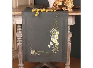 5413480874828 - Stickläufer Margeriten