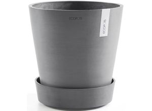 5413724330226 - Topfuntersetzer ECOPOTS mit Rollen 60 Grau grau B51cm H101cm T51cm Ø493cm Untersetzer für innen und außen frostsicher bruchsicher und lichtbeständig