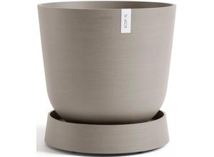 5413724330387 - Topfuntersetzer ECOPOTS mit Rollen Oslo 45 Taupe grau (taupe) UntersetzerB41cm H95cm T41cm für innen und außen frostsicher bruchsicher und lichtbeständig B41cm H95cm T41cm