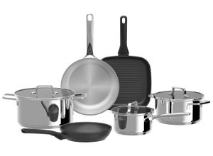5413821379272 - BergHOFF Kochtopf »HELIX 9-teilig« Aluminium-Edelstahl