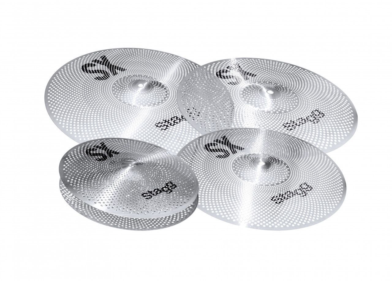 5414428258519 - Silent Cymbal Set SXM SET 16u18 Crash 20 Ride14 Hi-Hat