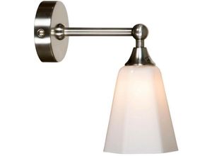 5414552746166 - Linea Verdace Lighting - Linea Verdace Classic Badezimmer-Wandleuchte Nickel satiniert IP44