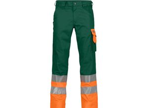 5414729049816 - Omaha Warnschutzhose FLASCHENGRÜN NEONORANGE 62 300g - FLASCHENGRÜN NEONORANGE