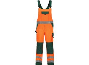 5414729057736 - - Toulouse Latzhose neonorange flaschengrün 46 290g - neonorange flaschengrün