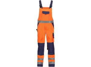 5414729057866 - - Toulouse Latzhose neonorange dunkelblau 44 290g - neonorange dunkelblau