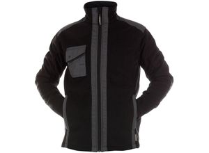 5414729069036 - - Croft Fleecejacke schwarz anthrazitgrau 2XL 350g