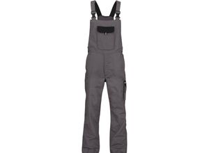 5414729076591 - - Calais Arbeitslatzhose zementgrau schwarz 42 245g - zementgrau schwarz