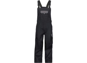 5414729076881 - - Calais Arbeitslatzhose schwarz zementgrau 64 245g - schwarz zementgrau