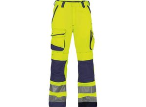 5414729083223 - - Chicago Warnschutzhose neongelb dunkelblau 46 290g - neongelb dunkelblau