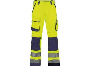 5414729084367 - - Chicago Warnschutzhose neongelb dunkelblau 56 minus 290g - neongelb dunkelblau
