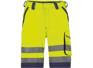 5414729085067 - - Lucca Warnschutz-Shorts neongelb dunkelblau 44 290g - neongelb dunkelblau