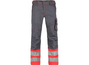 5414729086569 - Phoenix Warnschutzhose ZEMENTGRAU NEONROT 44 300g - ZEMENTGRAU NEONROT