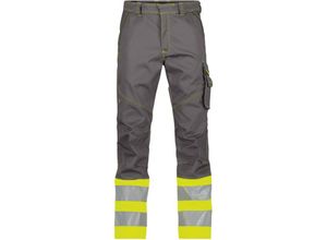 5414729086729 - - Phoenix Warnschutzhose zementgrau neongelb 44 300g - zementgrau neongelb