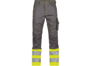 5414729086804 - - Phoenix Warnschutzhose zementgrau neongelb 58 300g - zementgrau neongelb