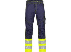 5414729087108 - - Phoenix Warnschutzhose dunkelblau neongelb 54 300g - dunkelblau neongelb