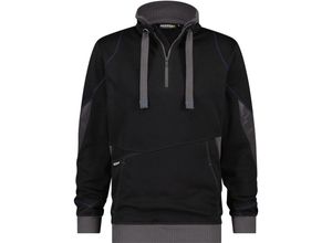 5414729098012 - - Stellar Sweatshirt schwarz anthrazitgrau m 290g - schwarz anthrazitgrau