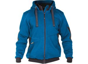 5414729098340 - - Pulse Sweatshirt-Jacke azurblau anthrazitgrau xs 290g - azurblau anthrazitgrau