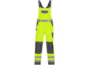 5414729100739 - - Toulouse Latzhose neongelb zementgrau 58 minus 290g - neongelb zementgrau