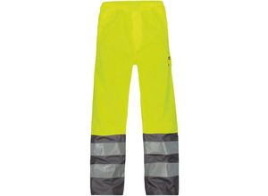 5414729102528 - - Sola Warnschutz-Regenhose neongelb zementgrau s 200g - neongelb zementgrau