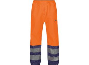 5414729102580 - - Sola Warnschutz-Regenhose neonorange dunkelblau xs 200g - neonorange dunkelblau