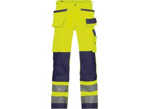 5414729107936 - Glasgow Warnschutzhose NEONGELB DUNKELBLAU 46 290g - NEONGELB DUNKELBLAU