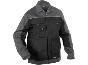 5414729130767 - - Lugano Arbeitsjacke schwarz zementgrau m 245g - schwarz zementgrau