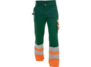 5414729155043 - - Omaha Warnschutzhose flaschengrün neonorange 44 245g - flaschengrün neonorange