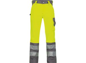 5414729157016 - - Lancaster Warnschutzhose neongelb zementgrau 50 minus 245g - neongelb zementgrau