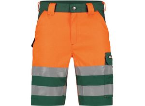 5414729158914 - - Venna Warnschutz-Shorts flaschengrün neonorange 42 245g - flaschengrün neonorange