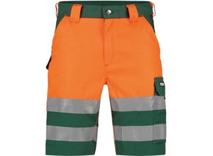 5414729159034 - - Venna Warnschutz-Shorts flaschengrün neonorange 64 245g - flaschengrün neonorange