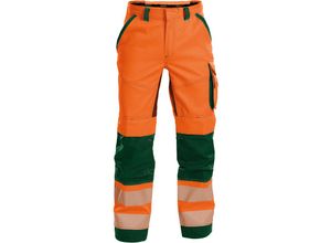 5414729159782 - - Odessa Warnschutzhose neonorange flaschengrün 42 245g - neonorange flaschengrün