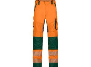 5414729160436 - - Odessa Warnschutzhose neonorange flaschengrün 54 minus 245g - neonorange flaschengrün