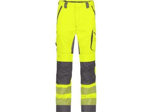 5414729160665 - - Odessa Warnschutzhose neongelb zementgrau 53 plus 245g - neongelb zementgrau