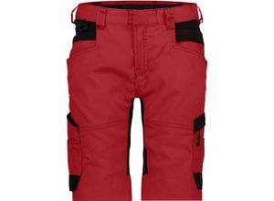 5414729169613 - - Axis Women Arbeitsshorts rot schwarz 34 245g - rot schwarz