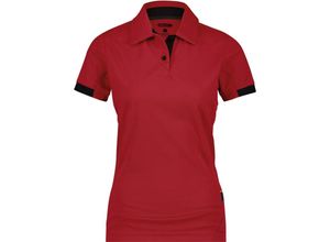 5414729174150 - Traxion Women Poloshirt ROT SCHWARZ XS 215g - ROT SCHWARZ